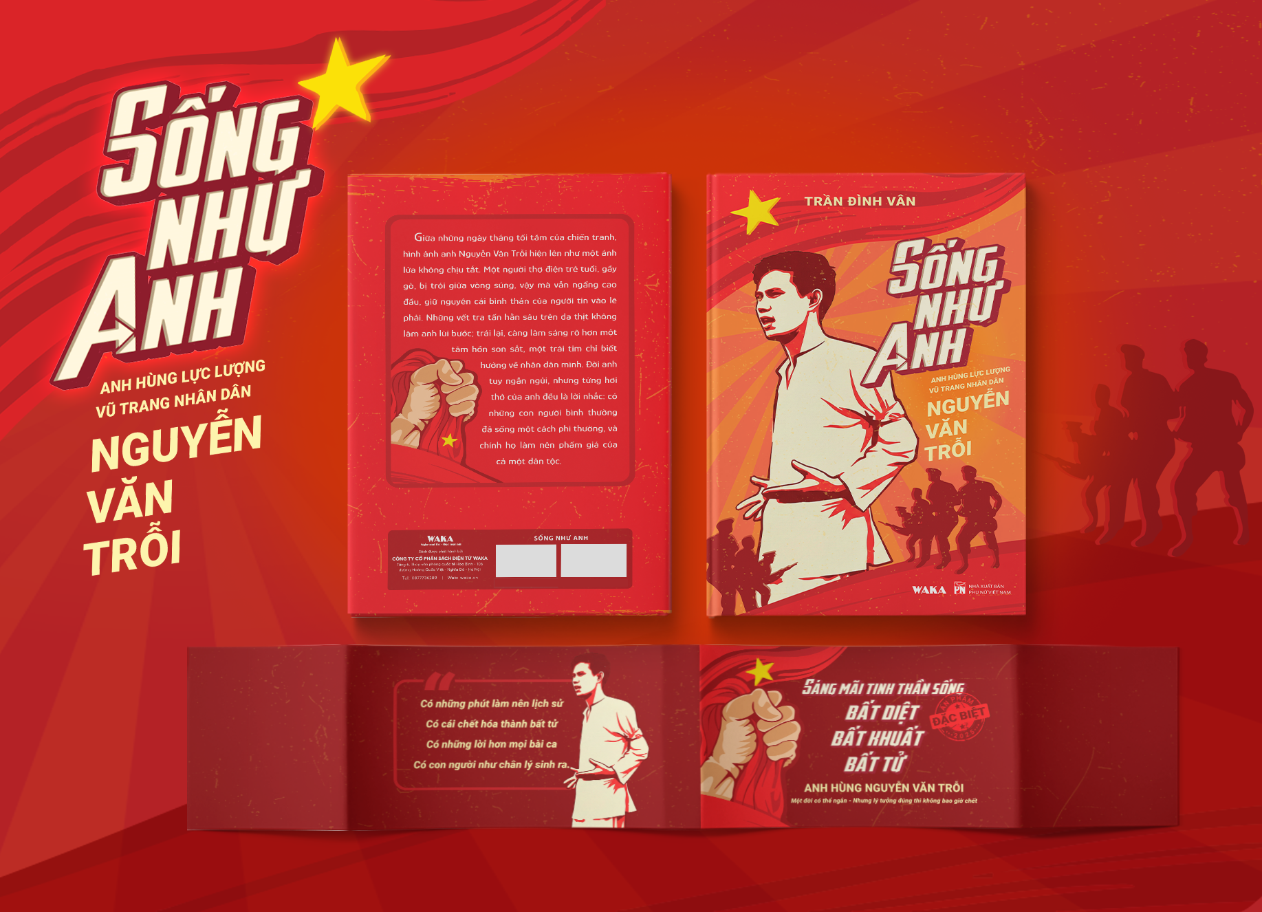 Song Nhu Anh - Anh Hung Luc Luong Vu Trang Nhan Dan Nguyen Van Troi - Ban Dac Biet - Tang Kem Dai Sach +  Bookmark + Bo Tem + Sach Audio +  Album Anh + Thu Tay + Khan Mui Xoa - Ảnh 7