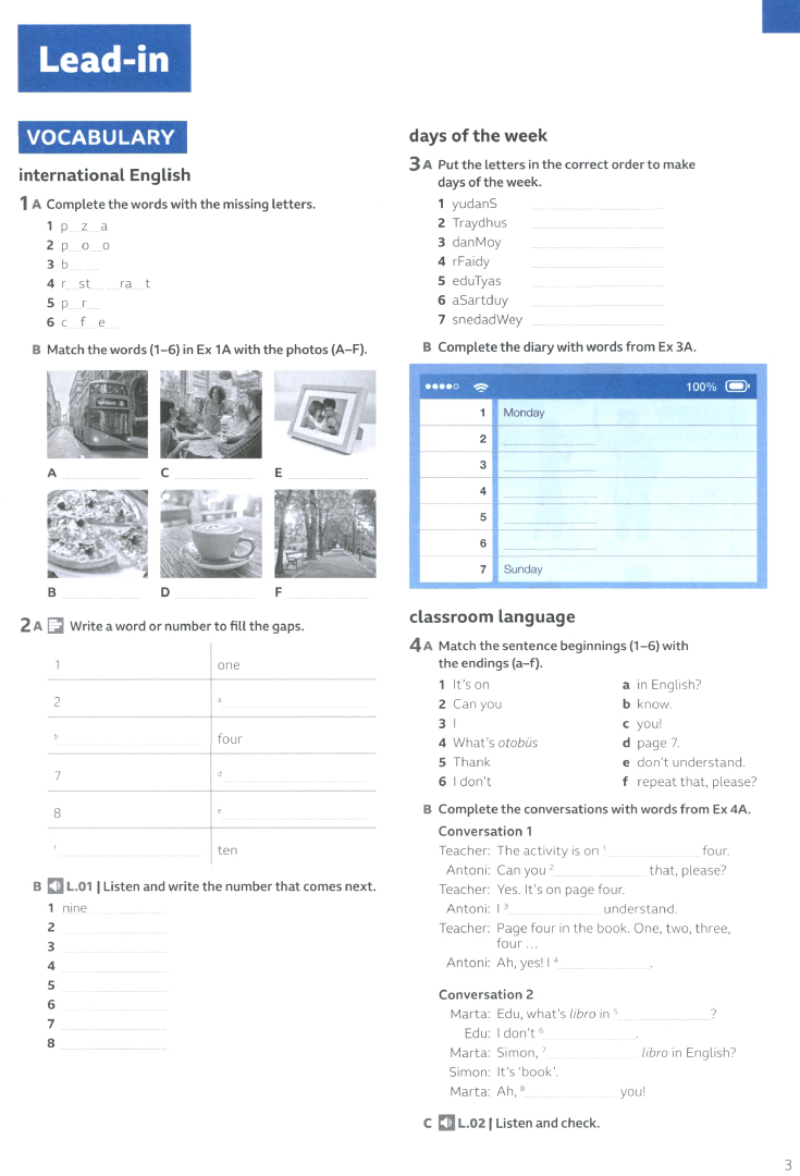 speakout a1 workbook with key (3rd edition) - Ảnh 3