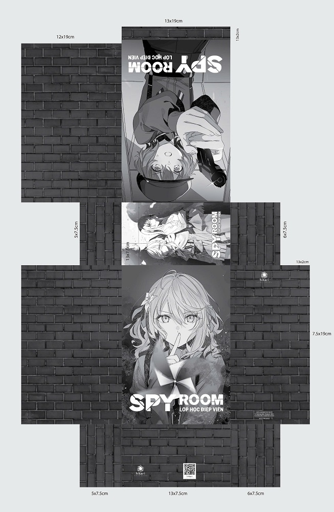 spy room - lớp học điệp viên - tập 8 - sougen sara - bản đặc biệt - tặng kèm bookmark + thẻ nhân vật + huy hiệu + hộp boxset - Ảnh 6