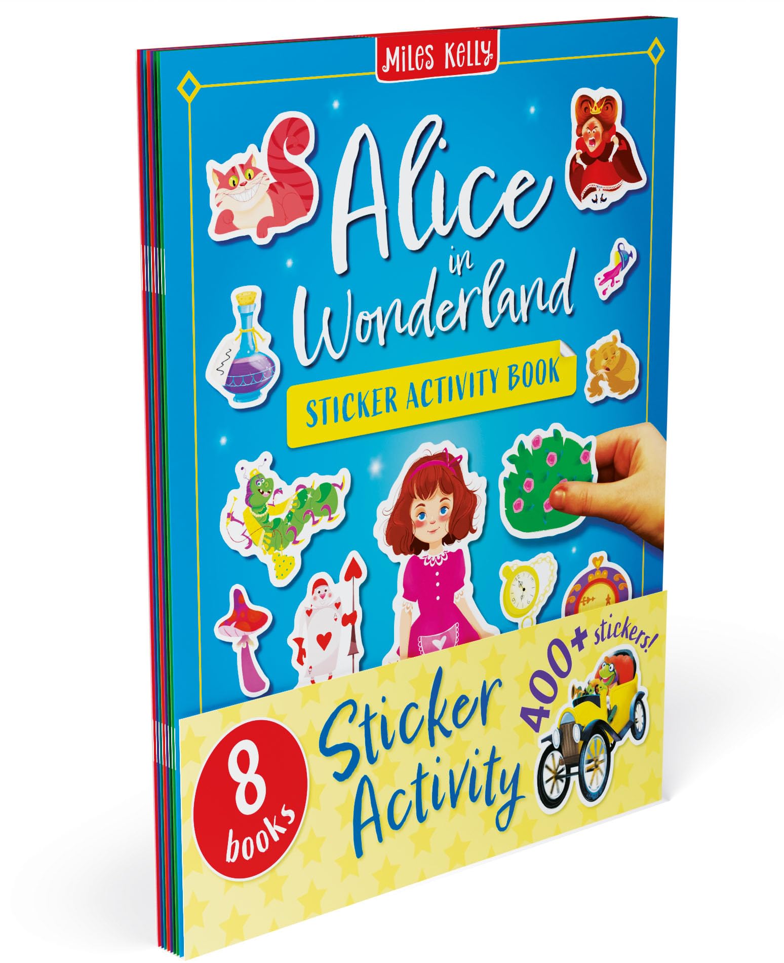 sticker activity books - alice in wonderland (8 books) - Ảnh 2