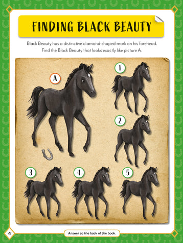 sticker activity books - black beauty - Ảnh 3