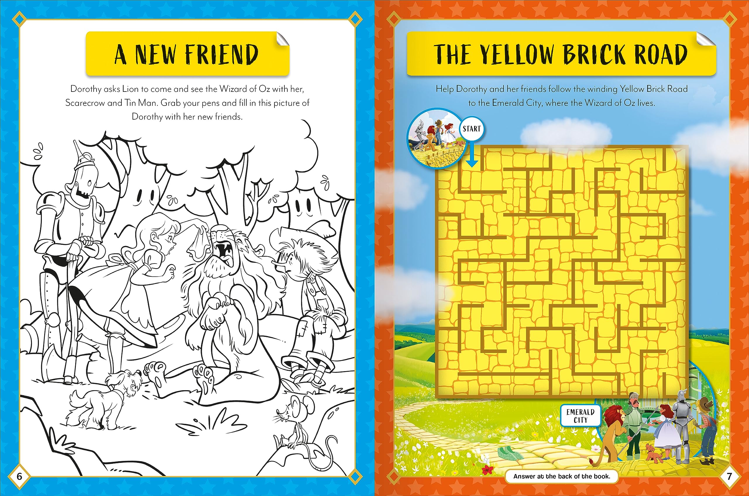 sticker activity books - the wizard of oz - Ảnh 5