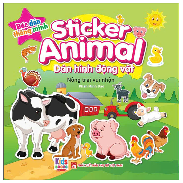 Sticker Animal - Dán Hình Động Vật - Nông Trại Vui Nhộn