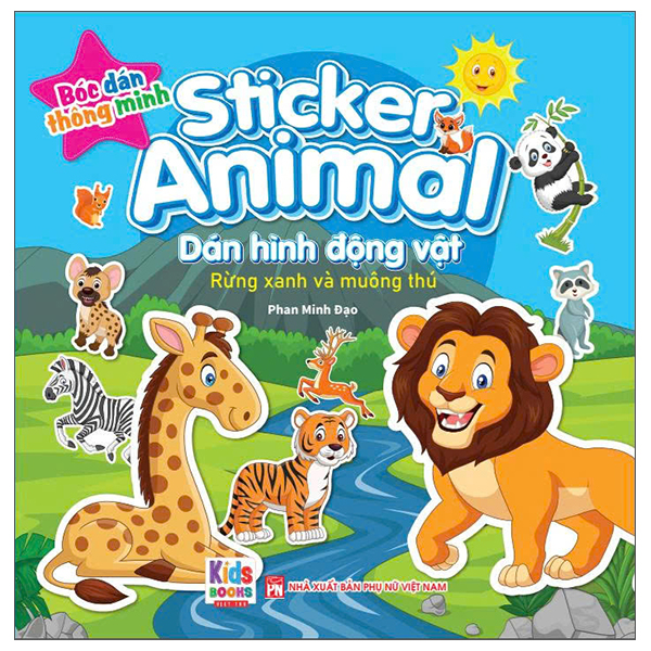 Sticker Animal - Dán Hình Động Vật - Rừng Xanh Và Muông Thú