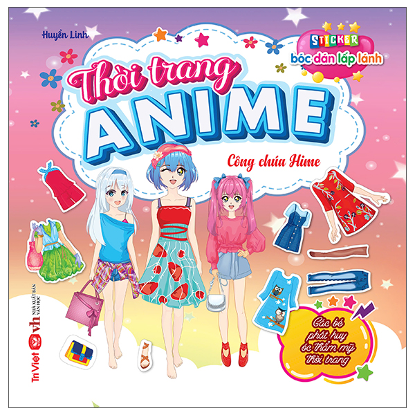 Sticker Boc Dan Lap Lanh - Thoi Trang Anime - Cong Chua Mei - Ảnh 3