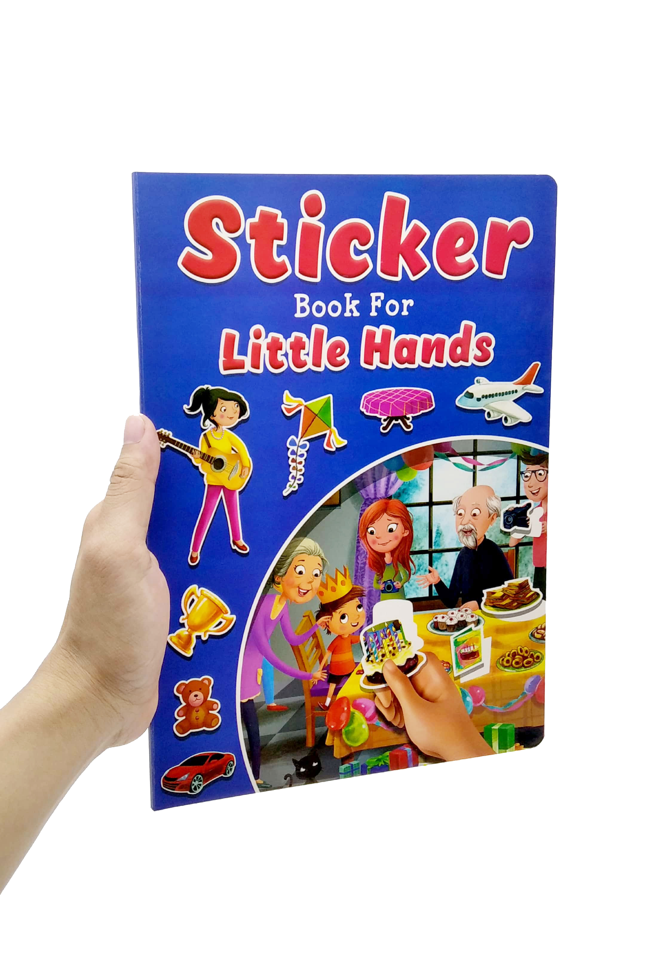 sticker book for little hands - blue - Ảnh 7