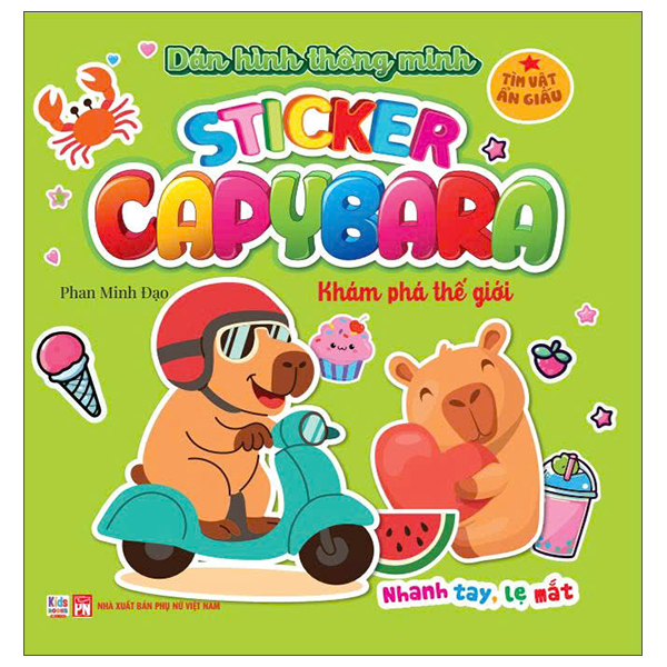 Sticker Capybara - Tìm Vật Ẩn Giấu - Khám Phá Thế GiớI