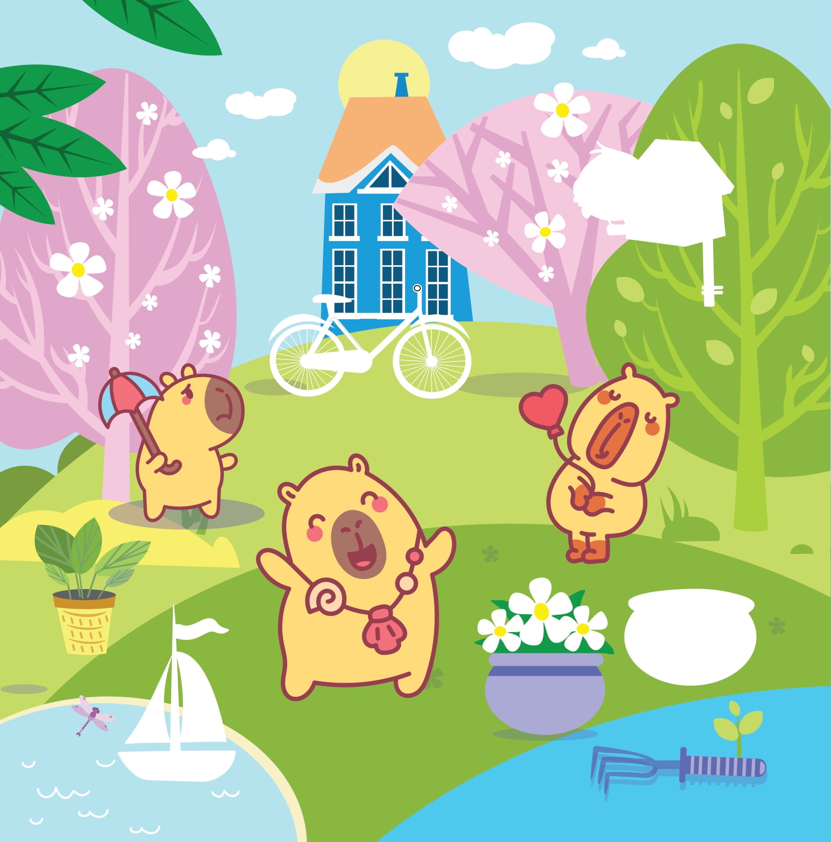 Sticker Capybara - Tìm Vật Ẩn Giấu - Thế GiớI Đại Dương - Ảnh 15