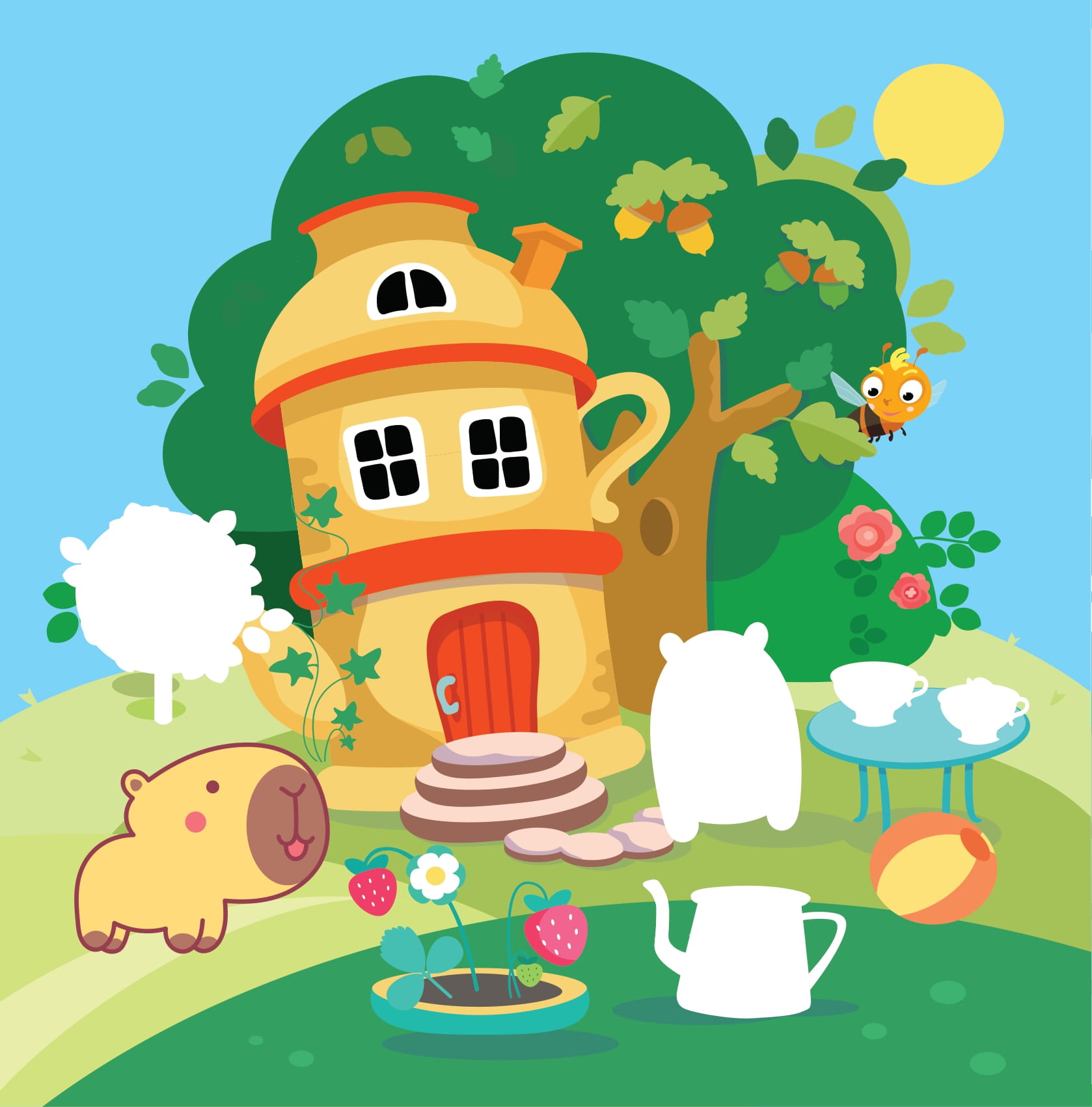 Sticker Capybara - Tìm Vật Ẩn Giấu - Thế GiớI Đại Dương - Ảnh 9