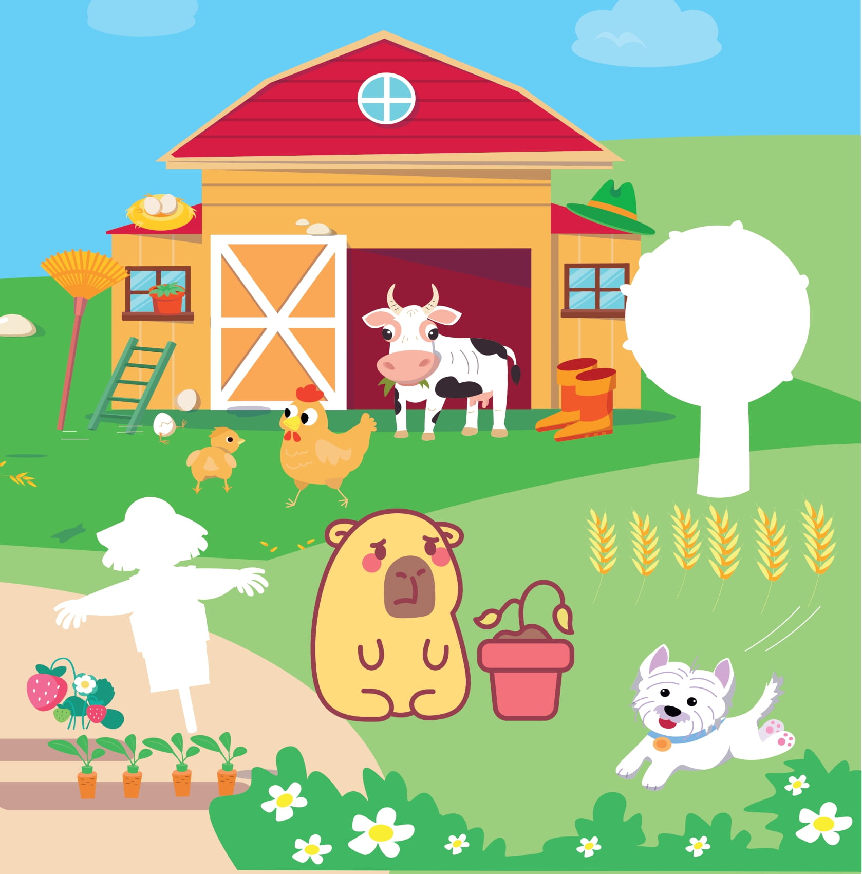 Sticker Capybara - Tìm Vật Ẩn Giấu - Vương Quốc Đồ Chơi - Ảnh 4