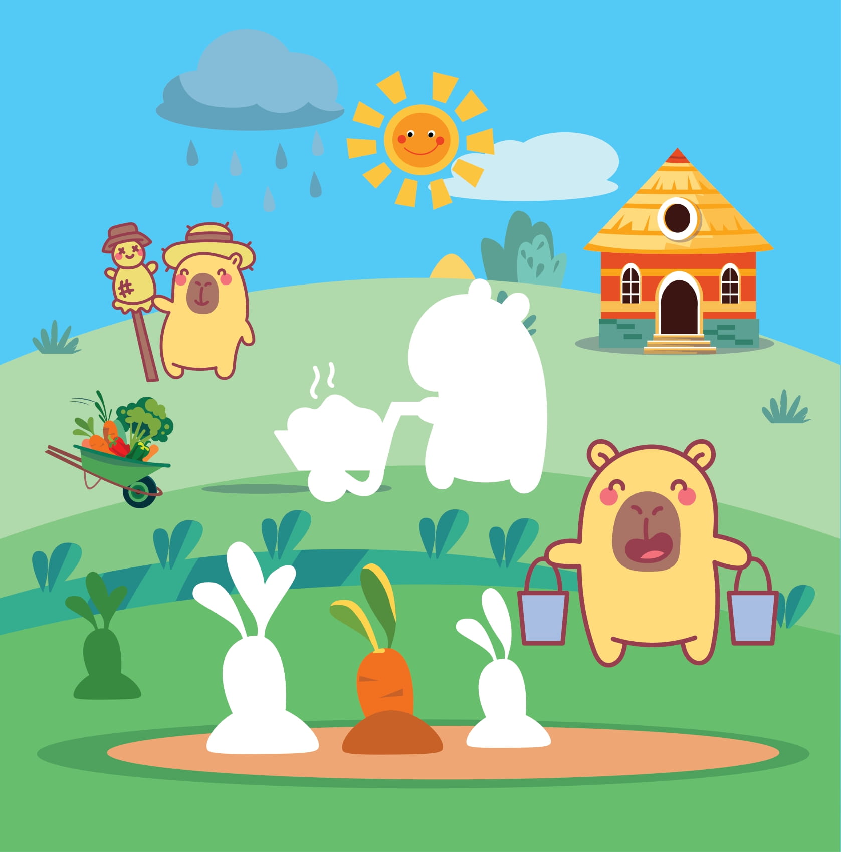 Sticker Capybara - Tìm Vật Ẩn Giấu - Vương Quốc Đồ Chơi - Ảnh 7