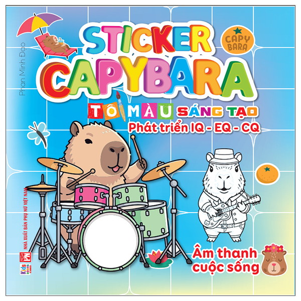 Sticker Capybara - To Mau Sang Tao Phat Trien IQ-EQ-CQ - The Gioi Muon Mau - Ảnh 2
