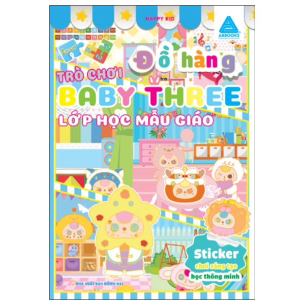 sticker chơi sáng tạo học thông minh - trò chơi đồ hàng baby three - siêu thị vui vẻ - Ảnh 2