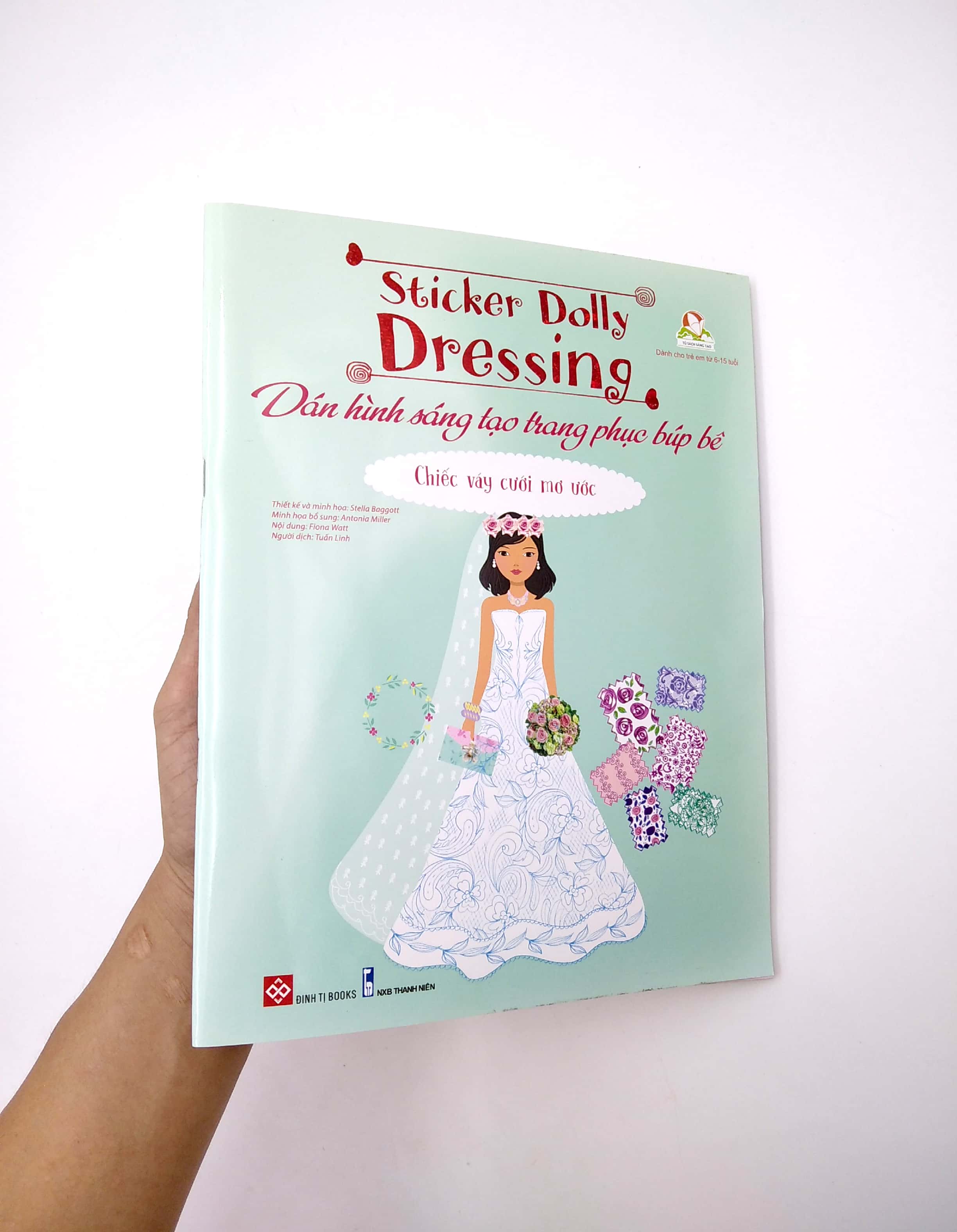 sticker dolly dressing - dán hình sáng tạo trang phục búp bê - chiếc váy cưới mơ ước - Ảnh 7