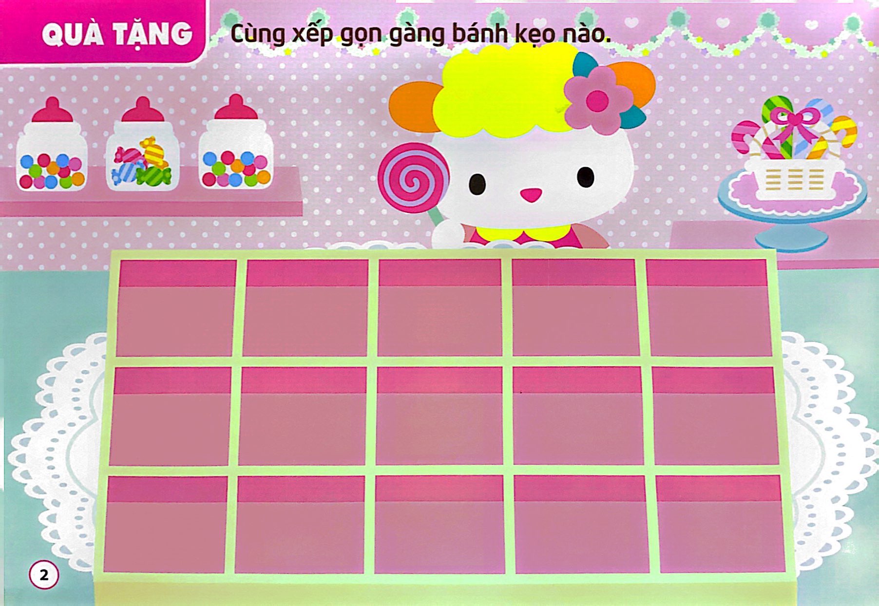 sticker - hello kitty - kitty mi nhon đến tiệm ăn ngon (3-8 tuổi) (tái bản 2023) - Ảnh 5
