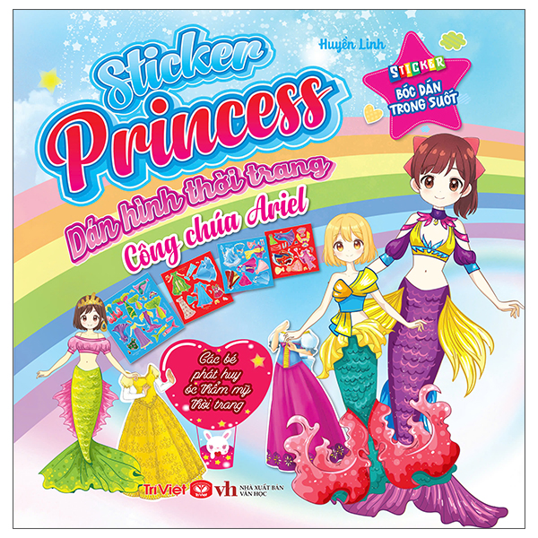 Sticker Princess - Dán Hình Thời Trang - Công Chúa Ariel