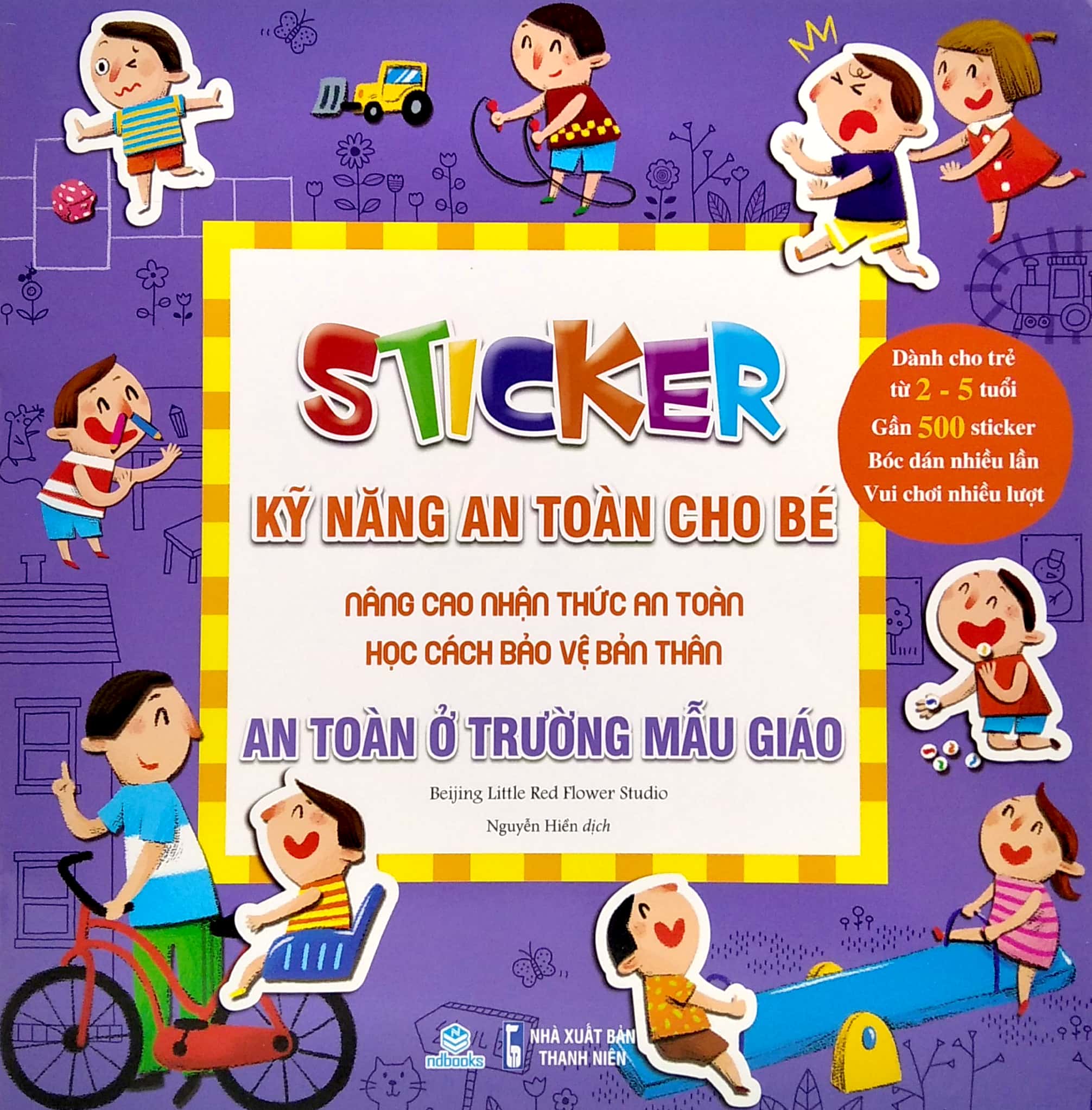 stickers kỹ năng an toàn cho bé - an toàn ở trường mẫu giáo - Ảnh 2