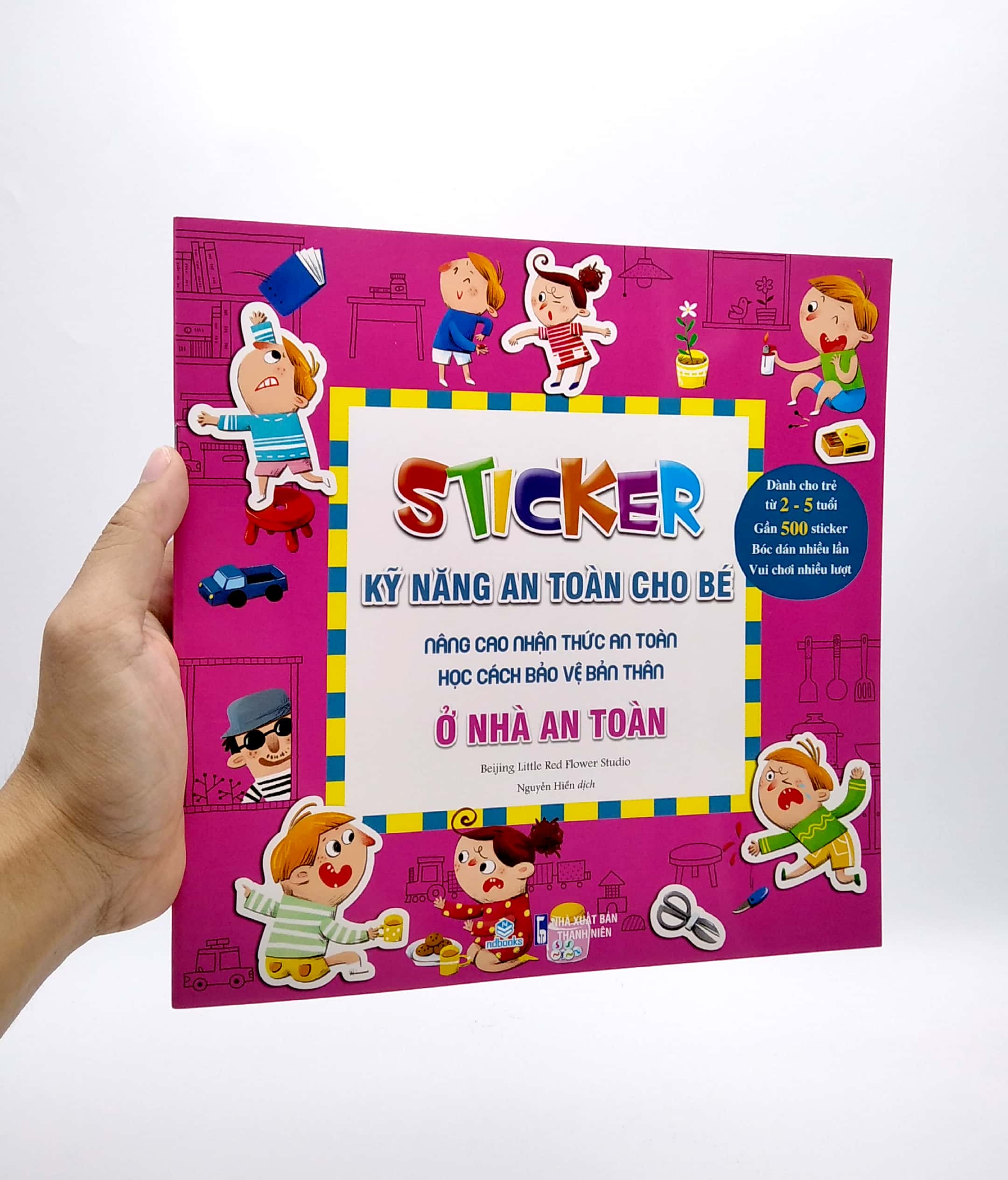 stickers kỹ năng an toàn cho bé - ở nhà an toàn - Ảnh 7
