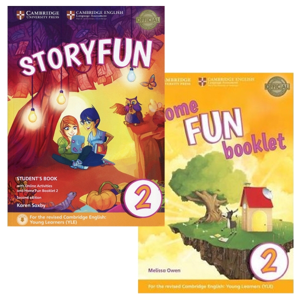 storyfun for starters level 2 student's book with online activities and home fun booklet 2