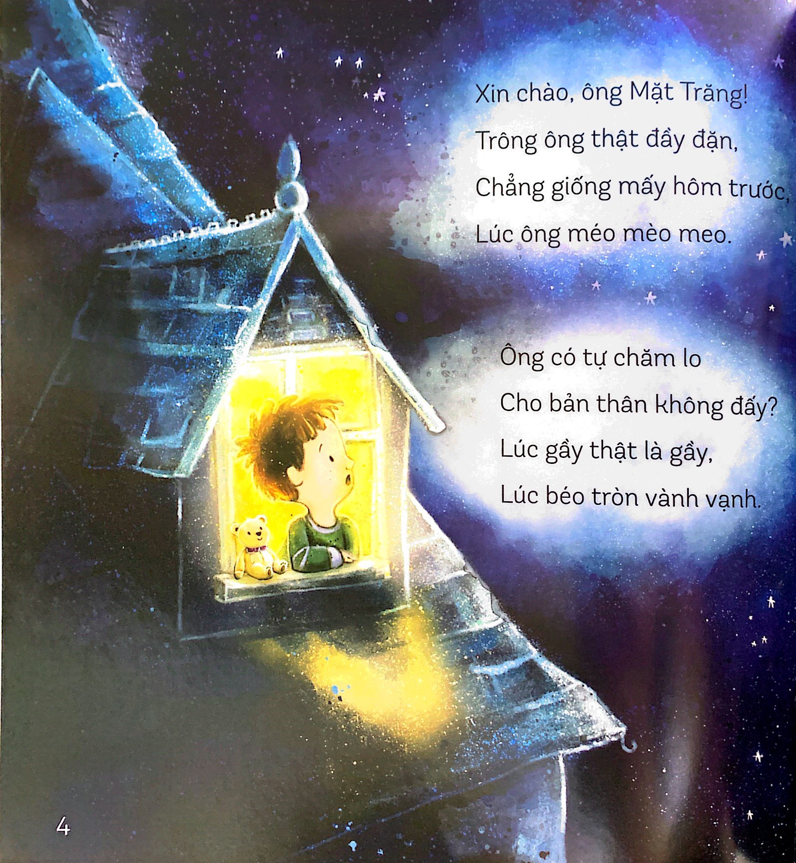 storytime - truyện hay phát triển trí tuệ - tại sao mặt trăng khi tròn, khi khuyết? - Ảnh 3