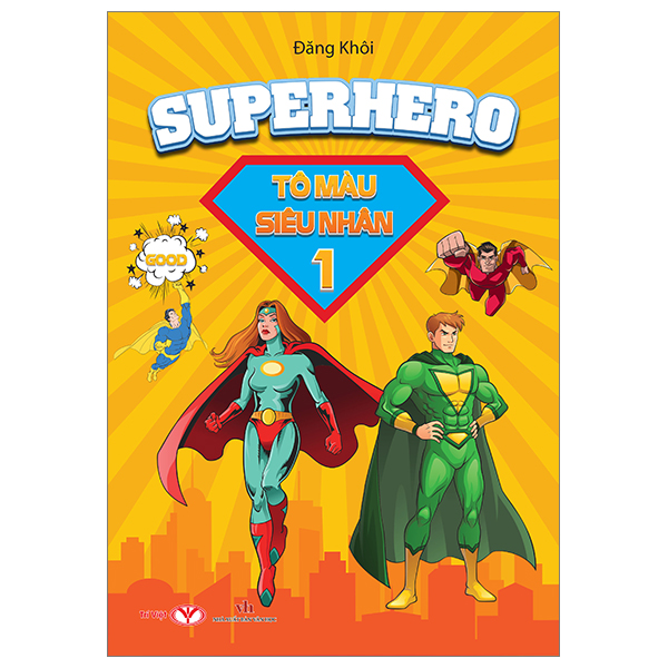 superhero - tô màu siêu nhân - tập 1