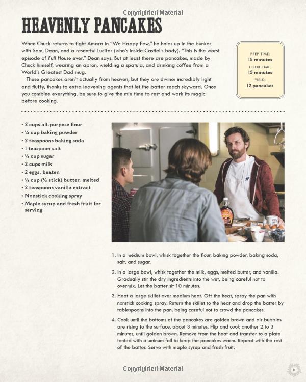 supernatural: the official cookbook: burgers, pies and other (science fiction fantasy) - Ảnh 8
