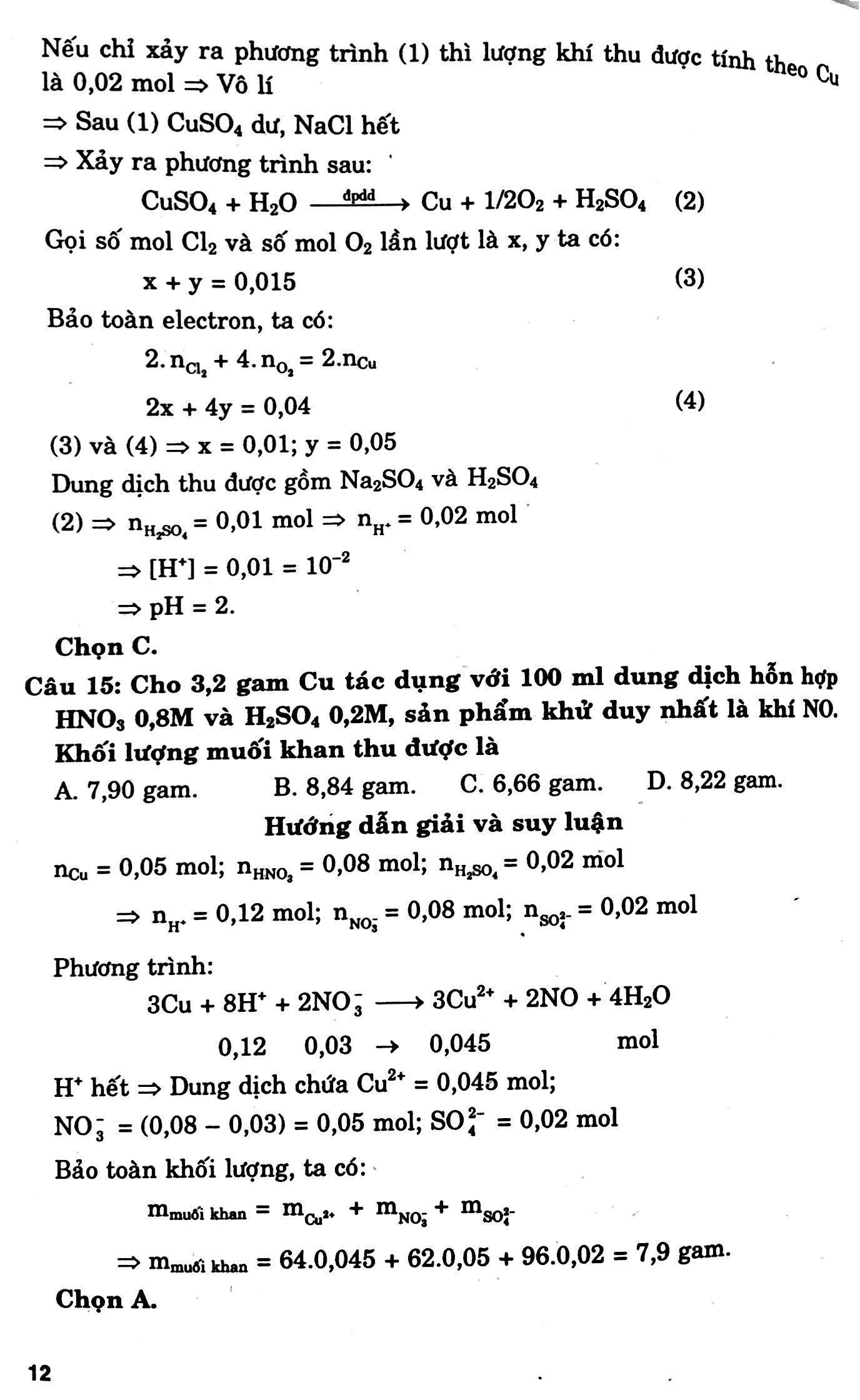 suy luận và pp giải nhanh đề thi trắc nghiệm hóa học 12 - Ảnh 9
