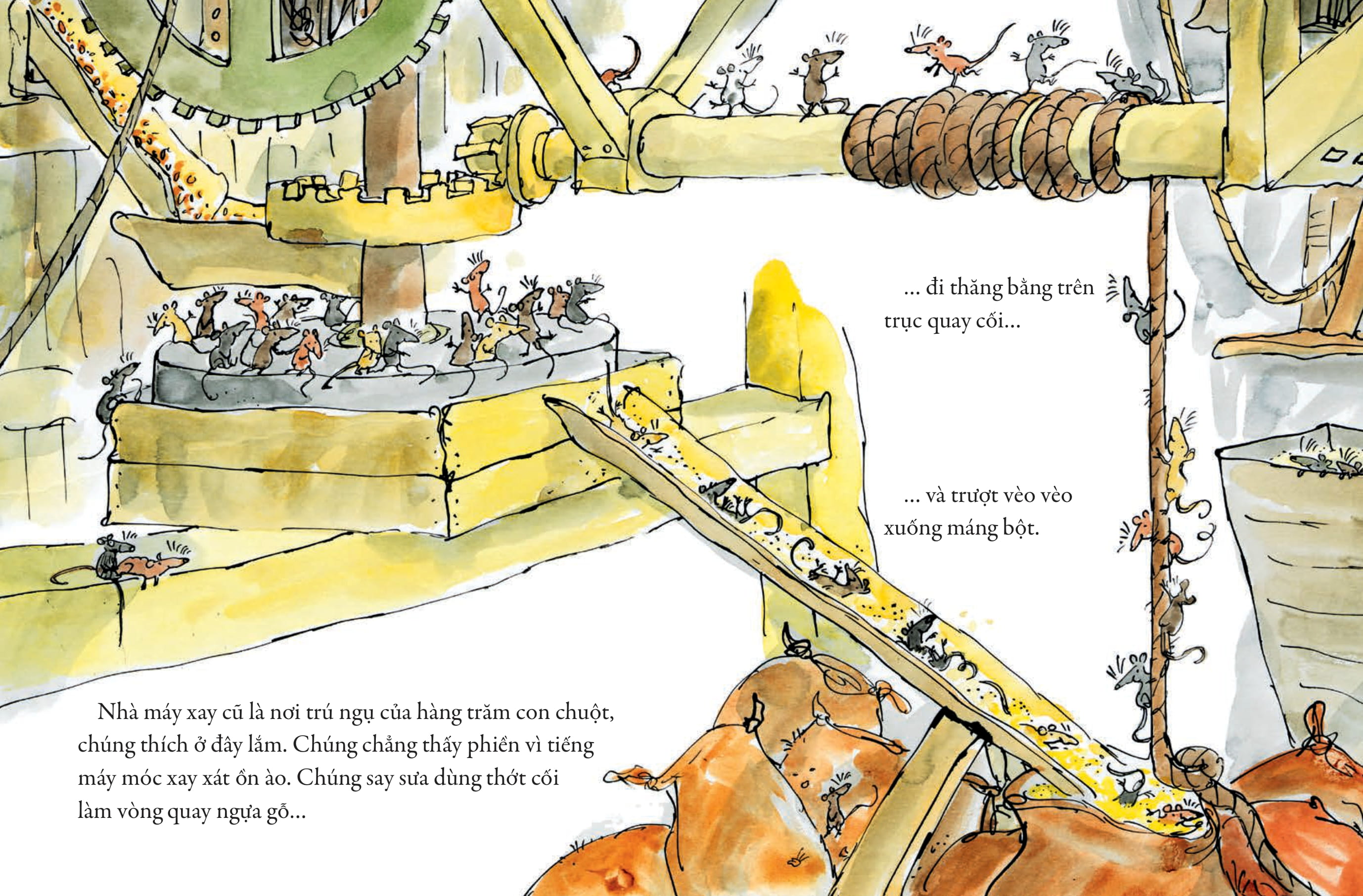 tác phẩm kinh điển của quentin blake - chuyện chuột cứu mèo - Ảnh 5