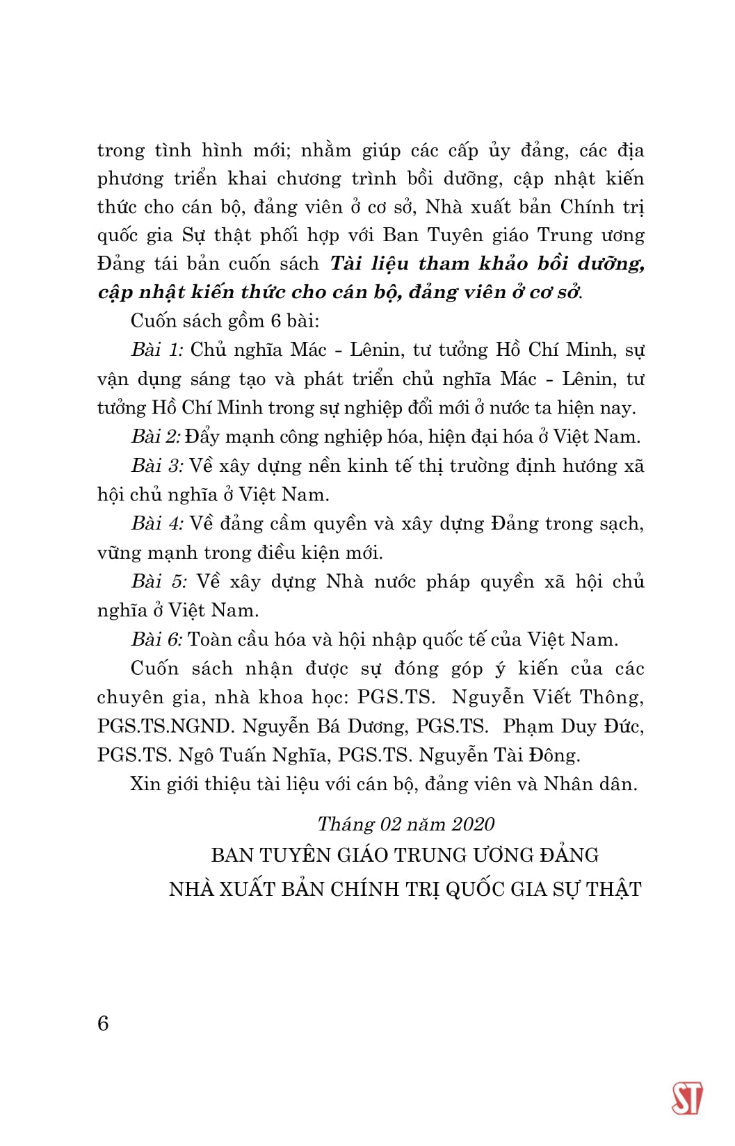 tài liệu tham khảo bồi dưỡng, cập nhật kiến thức cho cán bộ, đảng viên ở cơ sở (xuất bản lần thứ tư, có sửa chữa, bổ sung) - Ảnh 15