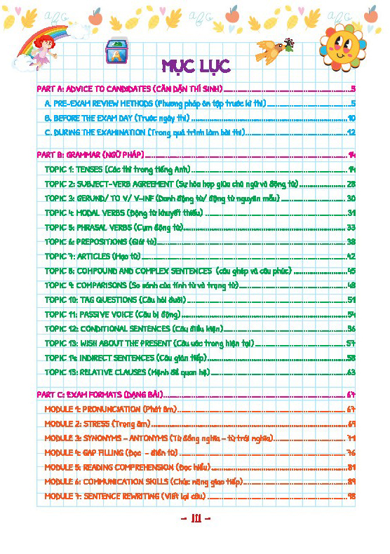 Take Note! - Kien Thuc Trong Tam Luyen Thi Mon Tieng Anh Vao Lop 10 - Ban Mau Khong Lo Xo - Ảnh 3