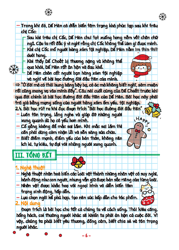 take note! văn 6 - không lò xo (theo chương trình sách giáo khoa mới nhất) - Ảnh 7