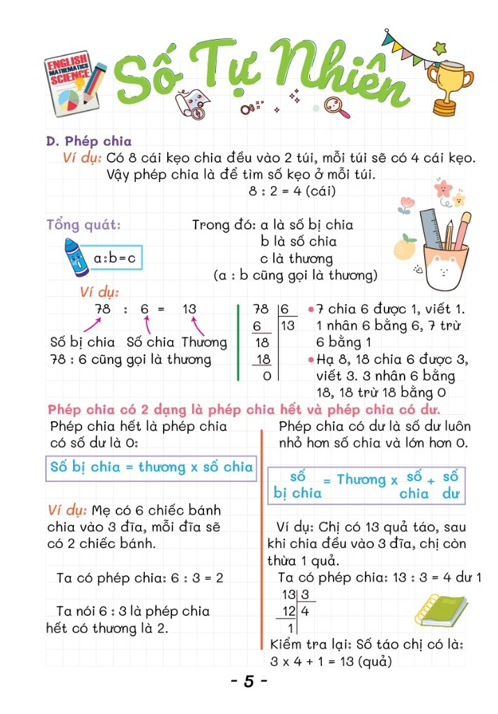 take notes - toán 2-3 - Ảnh 5