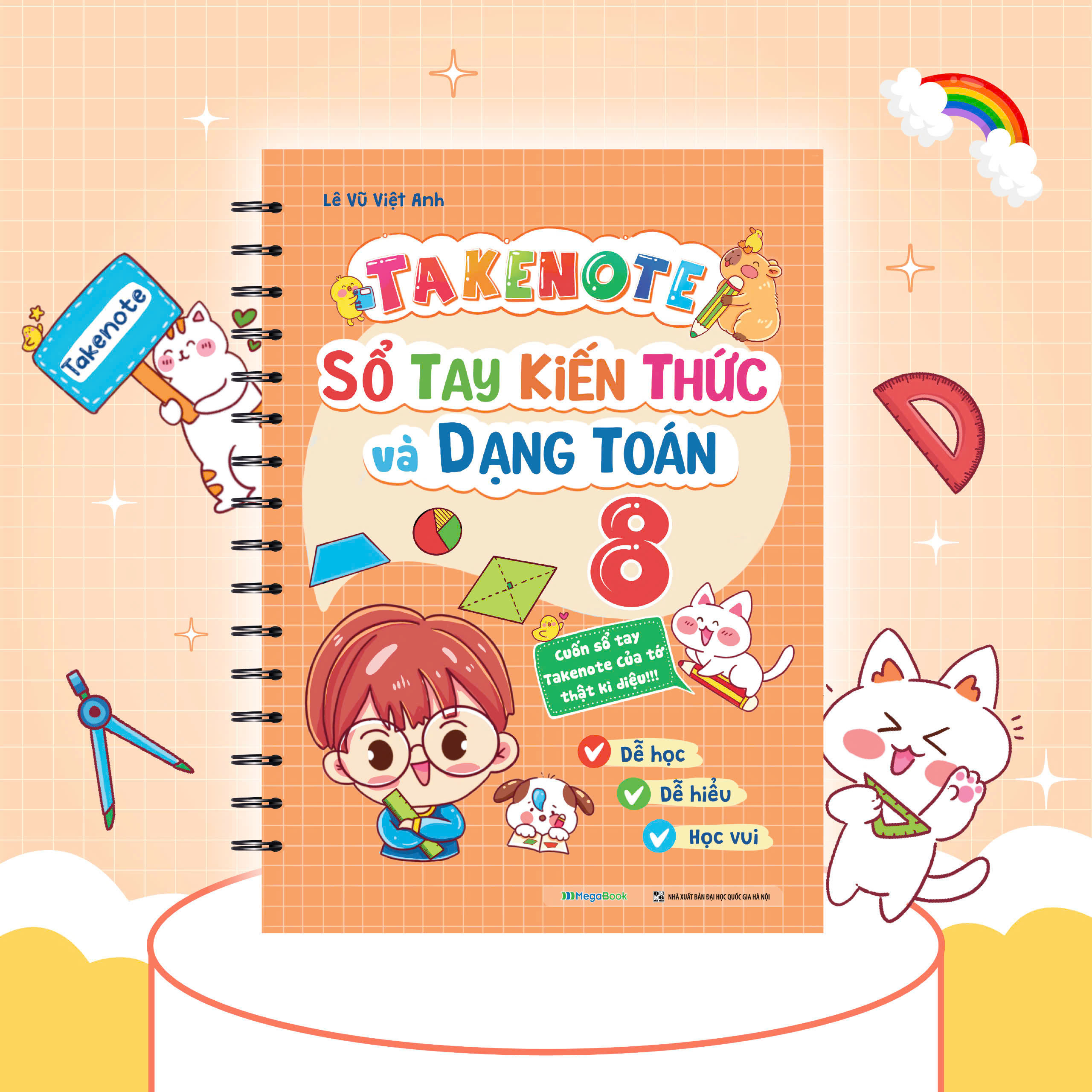 takenote sổ tay kiến thức và dạng toán 8 - Ảnh 3