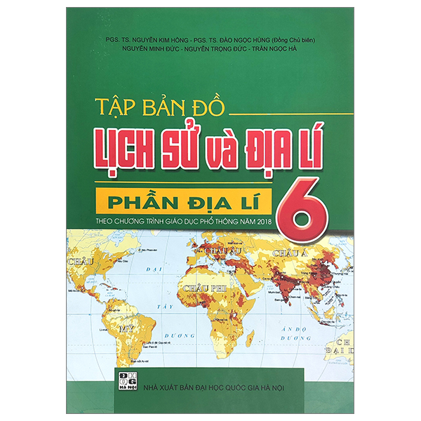 tập bản đồ lịch sử và địa lí 6 - phần địa lí (theo chương trình giáo dục phổ thông năm 2018)