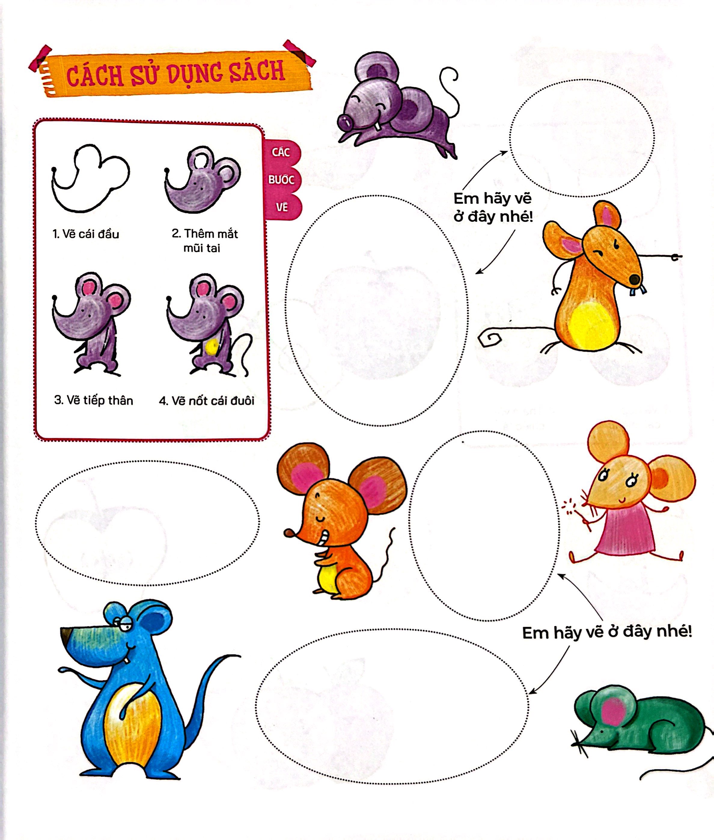 Tập Vẽ Với Chì Màu - Món Ngon Mỗi Ngày - Ảnh 4