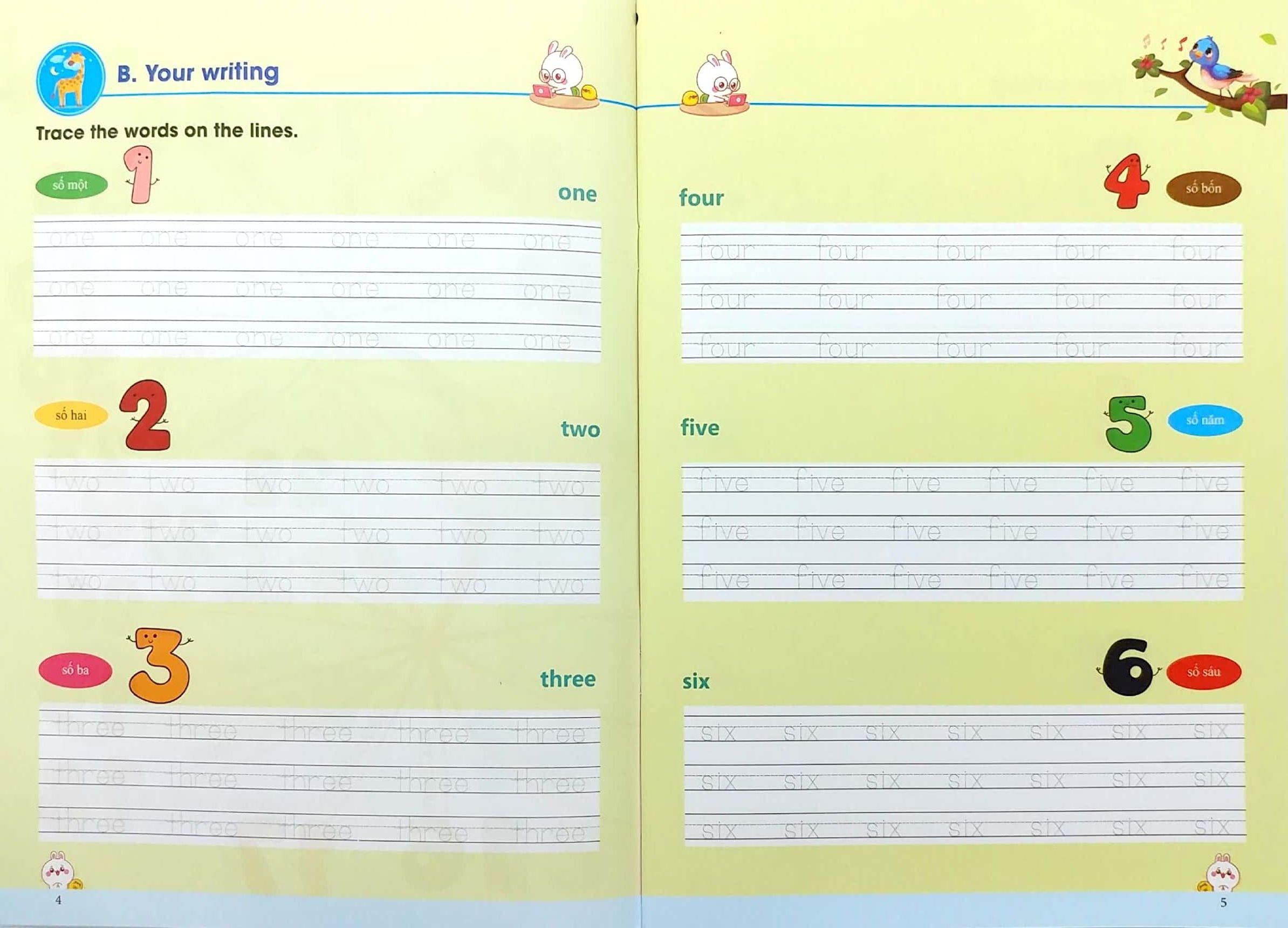 tập viết tiếng anh cho trẻ - nhận biết - Ảnh 4