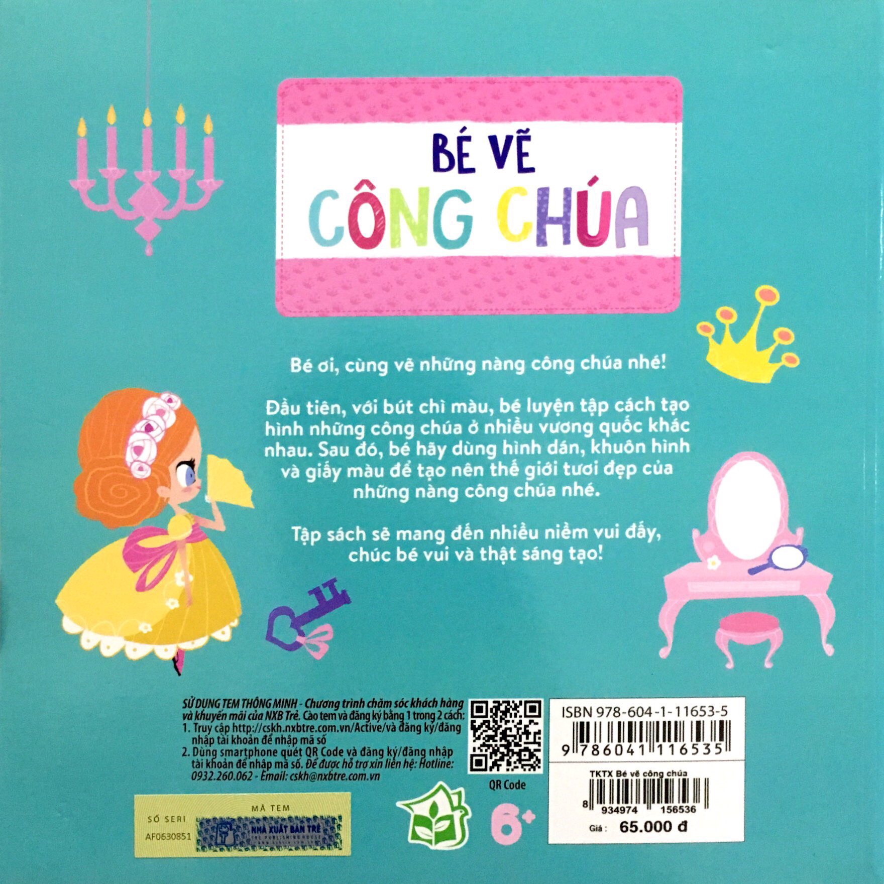tay khéo tay xinh - bé vẽ công chúa (sách in mực thiên nhiên) - Ảnh 9