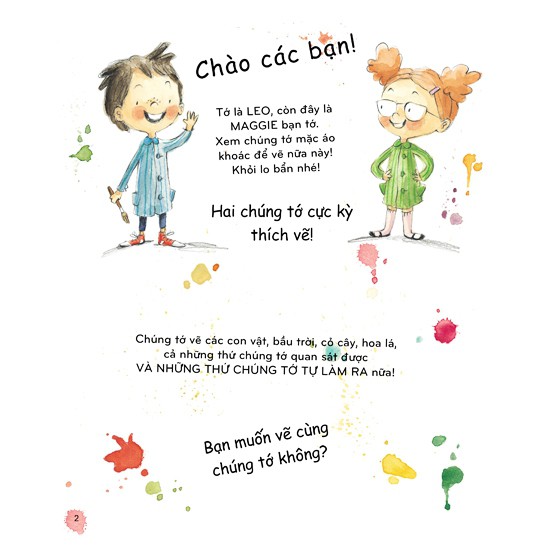 tay xinh vẽ hình lung linh - chấm màu kỳ diệu - Ảnh 3