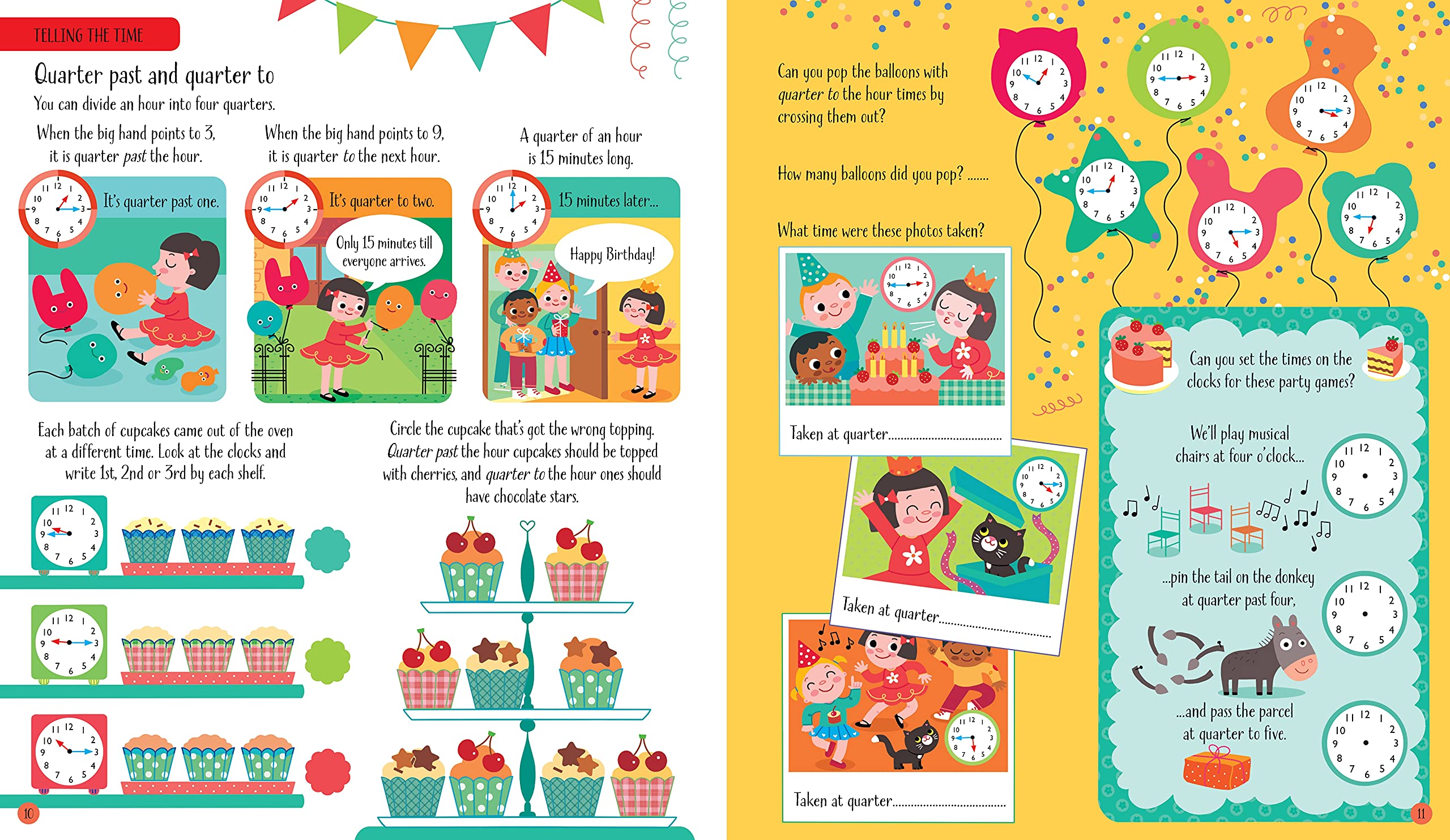 telling the time activity book - Ảnh 3