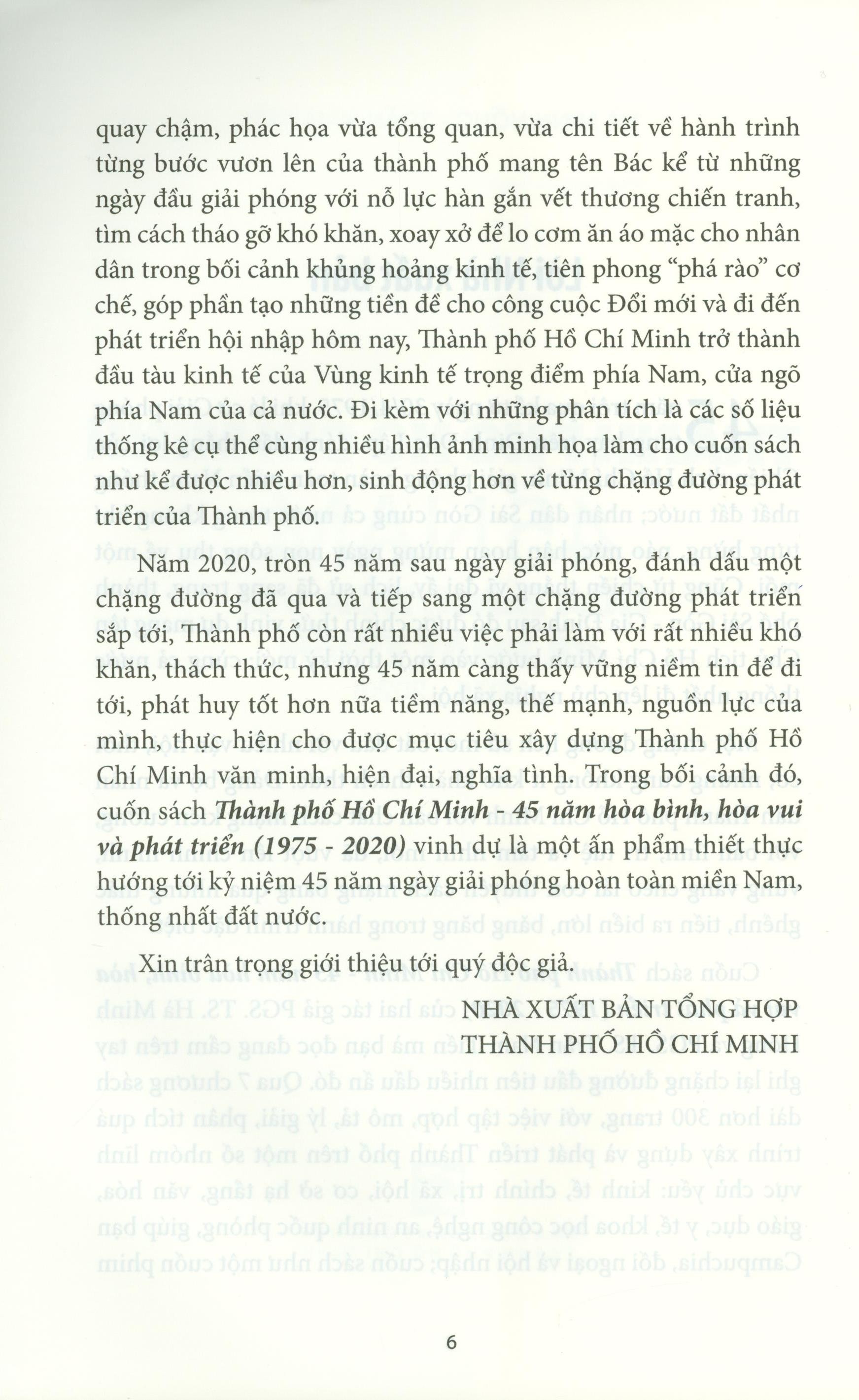 thành phố hồ chí minh 45 năm hòa bình, hòa vui và phát triển (1975 - 2020) - Ảnh 4