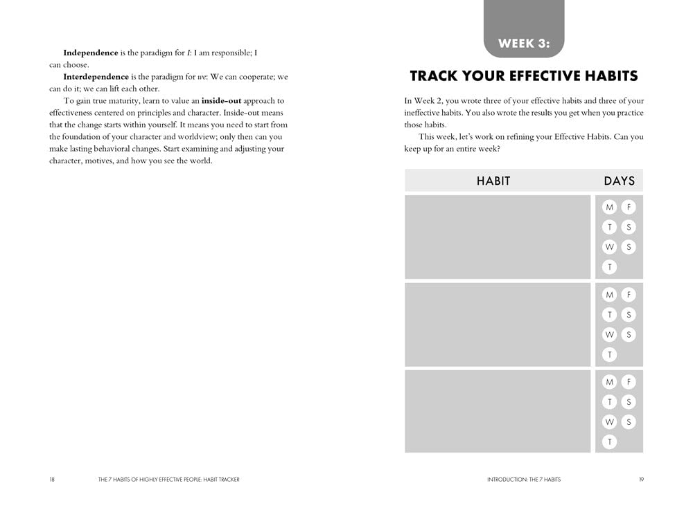 the 7 habits of highly effective people - habit tracker - Ảnh 7