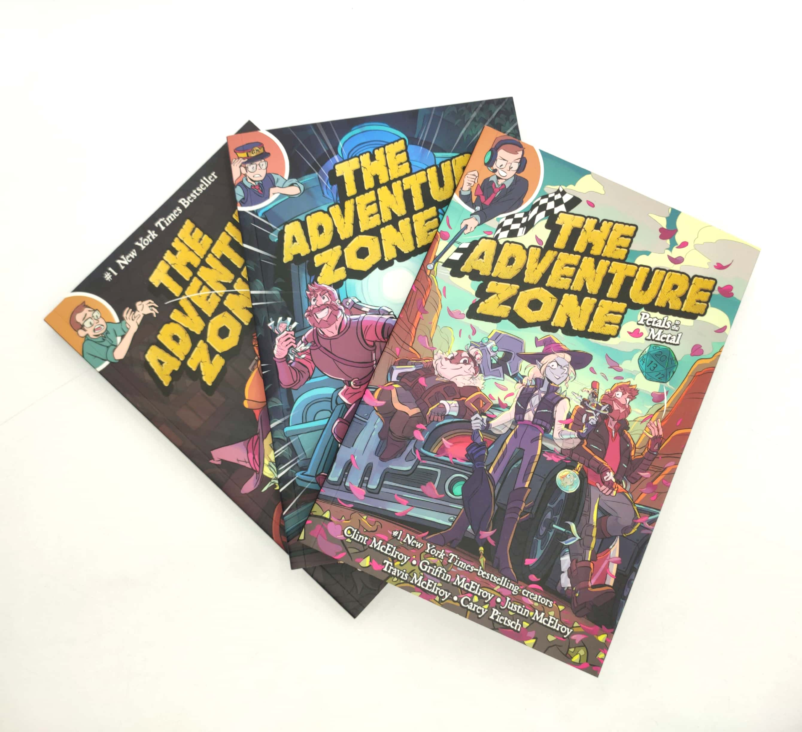 the adventure zone boxed set: here there be gerblins, murder on the rockport limited! and petals to the metal - Ảnh 3