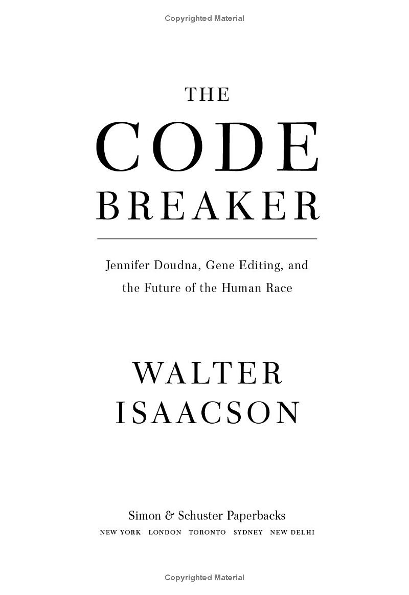 the code breaker: jennifer doudna, gene editing, and the future of the human race - Ảnh 3