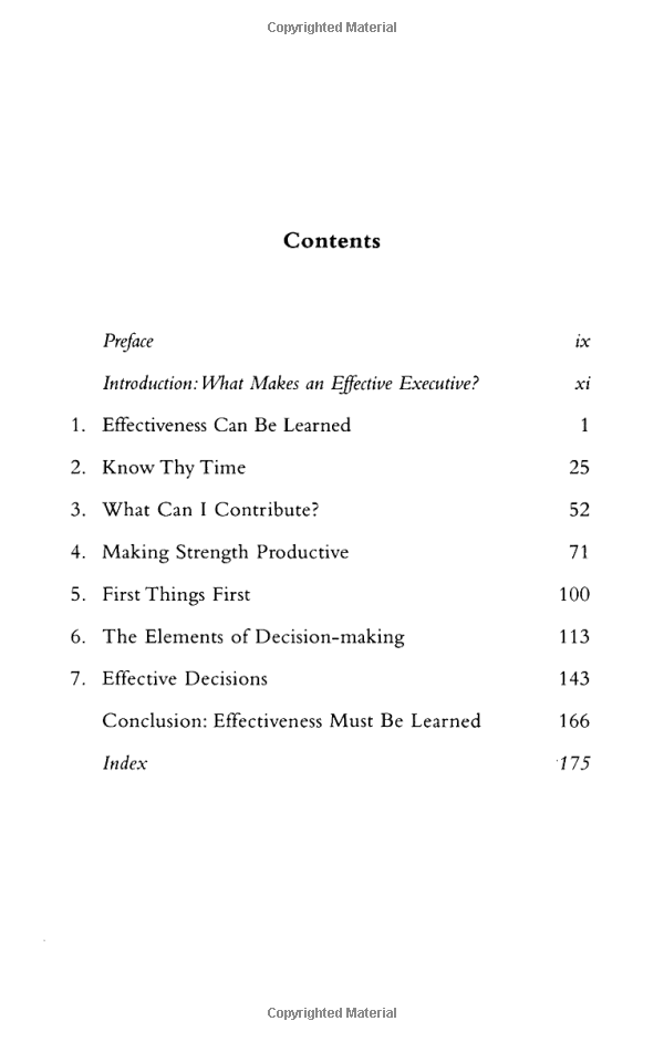the effective executive : the definitive guide to getting the right things done - Ảnh 6