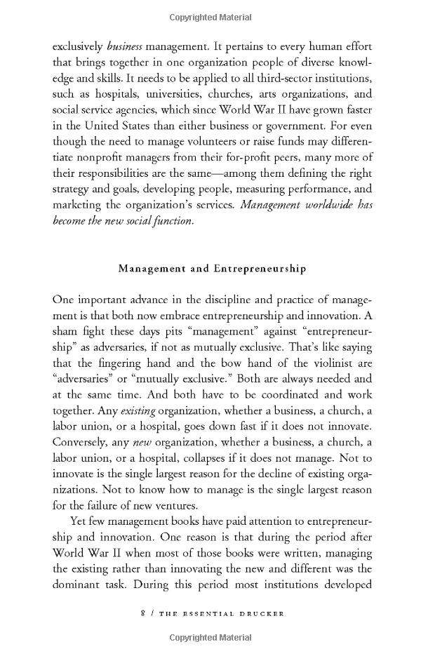 the essential drucker: the best of sixty years of peter drucker's essential writings on management (collins business essentials) - Ảnh 8