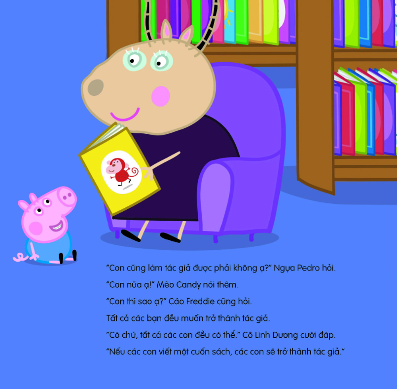 thế giới của peppa - peppa đến nhà sách - Ảnh 6