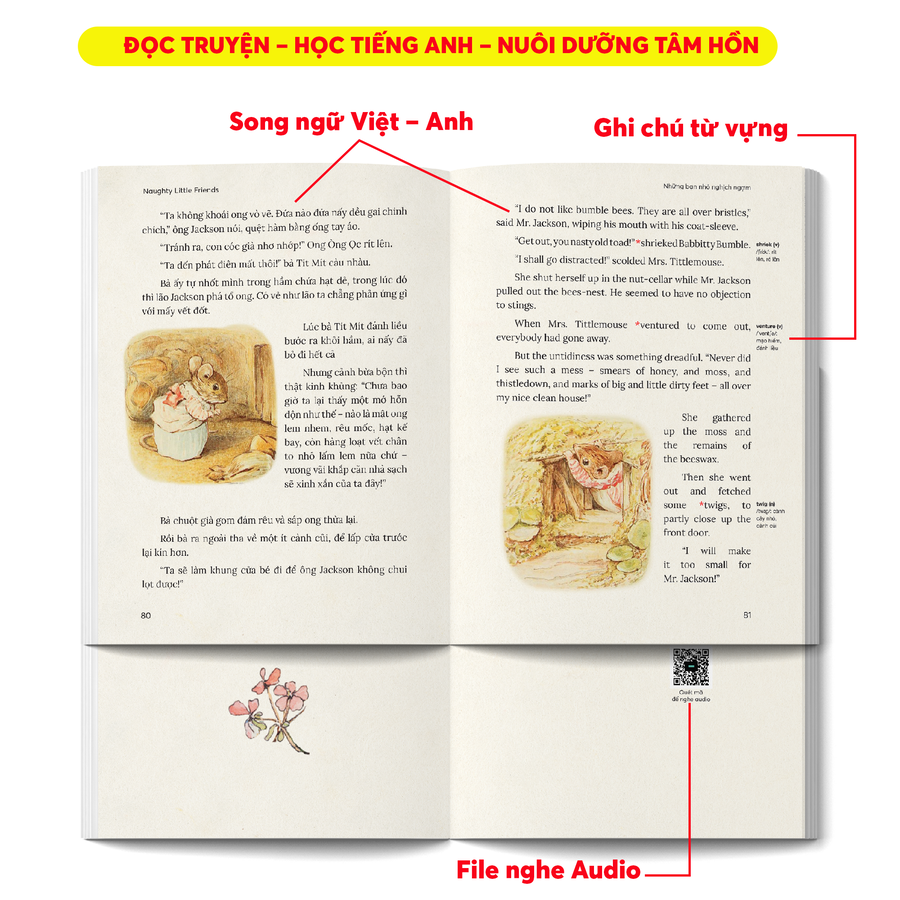 Thế Giới Của Thỏ Peter - The World of Peter Rabbit - Những Cuộc Phiêu Lưu Quanh Bờ Rào - Adventures Around The Hedge - Song Ngữ - Ảnh 9