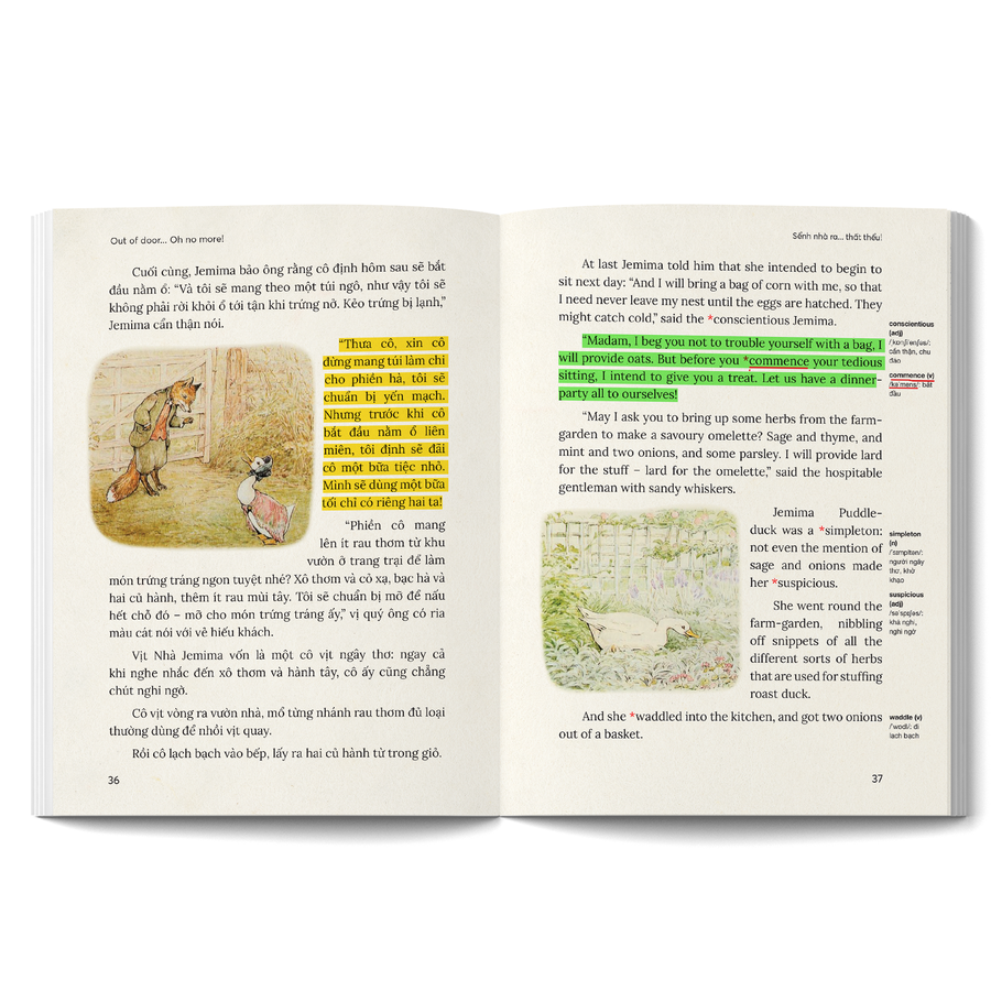 Thế Giới Của Thỏ Peter - The World of Peter Rabbit - Sểnh Nhà Ra... Thất Thểu - Out Of Door... Oh No More! - Song Ngữ - Ảnh 8