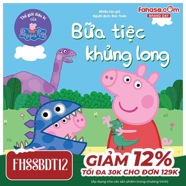 thế giới diệu kì của peppa pig - bữa tiệc khủng long