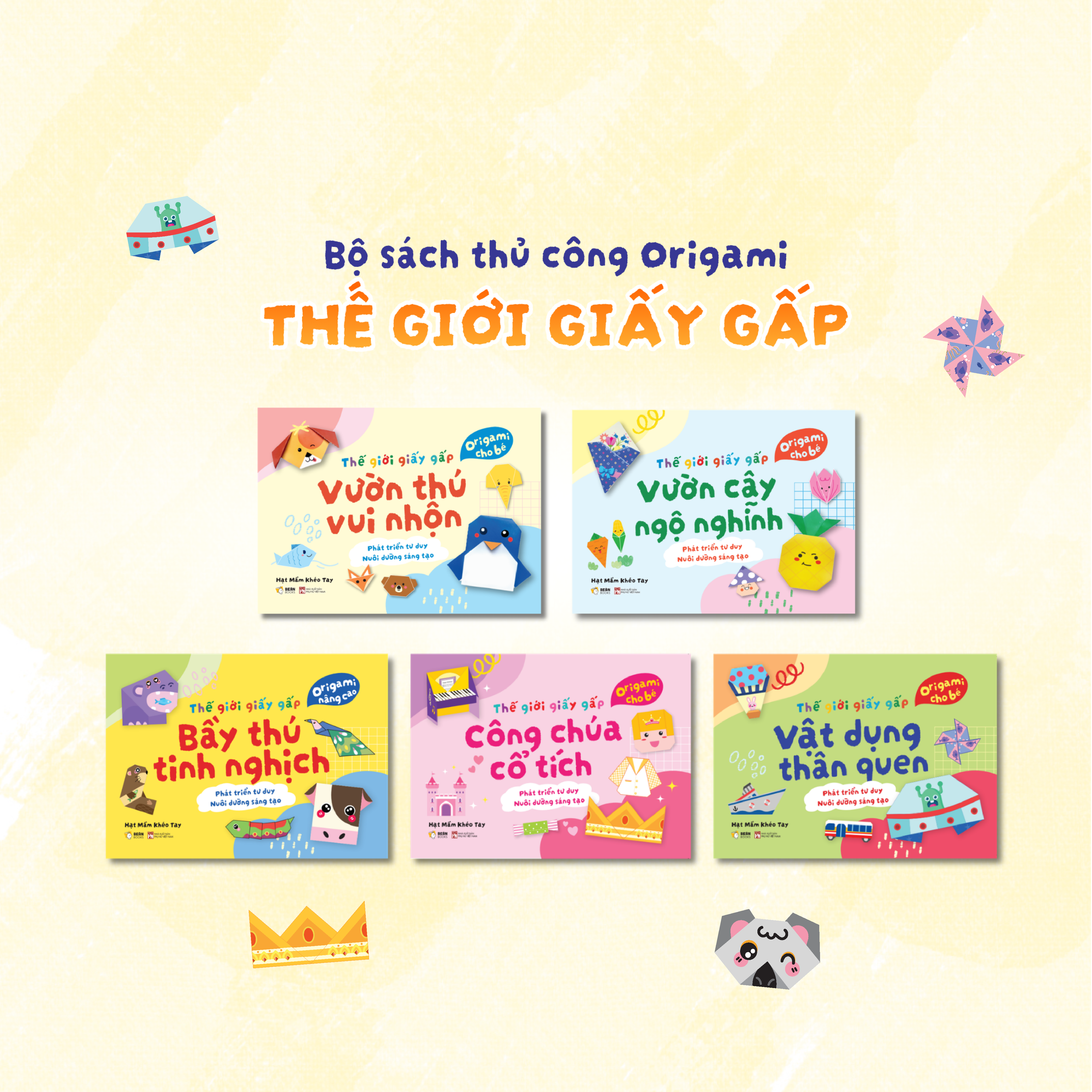 Thế Giới Giấy Gấp - Origami Cho Bé - Công Chúa Cổ Tích - Ảnh 5